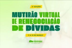 2ª edição do Mutirão Virtual de renegociação de dívidas inicia amanhã (11) na Câmara de Parnamirim.