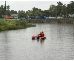 Bombeiros retomam buscas por jovem desaparecido em Macaíba.